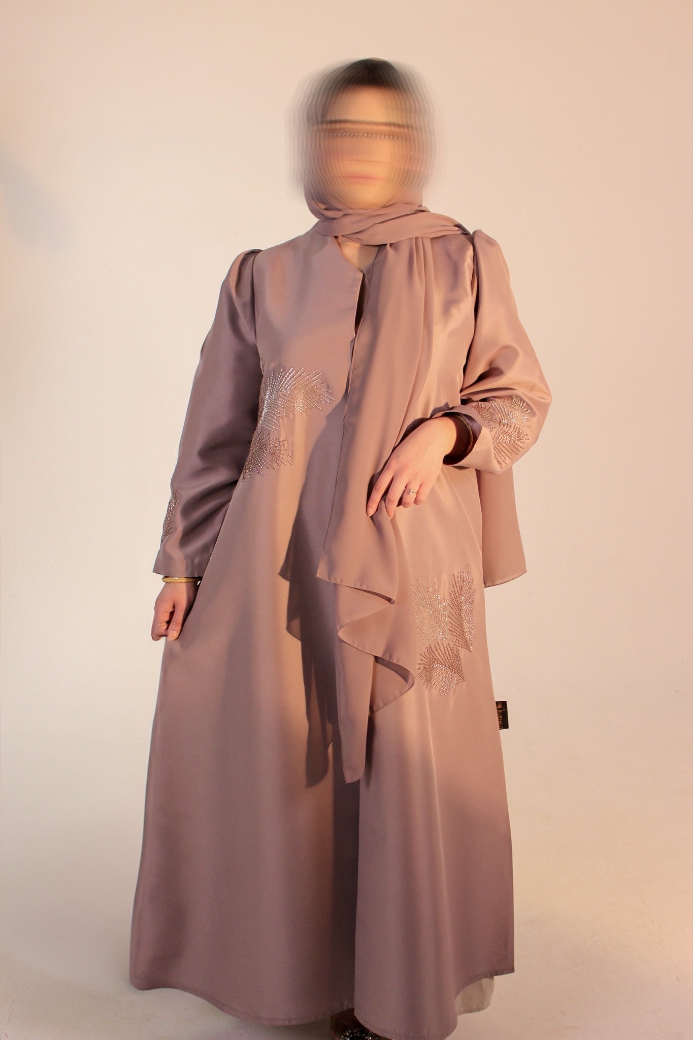 Pink Blossom Abaya