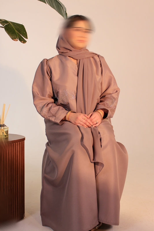 Pink Blossom Abaya