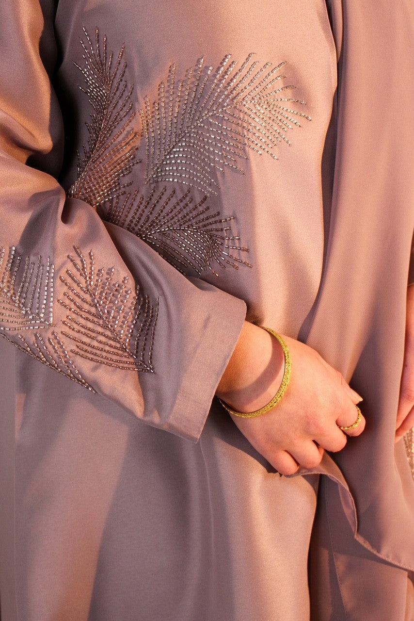 Pink Blossom Abaya